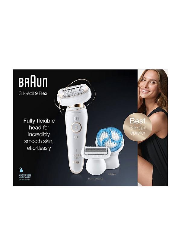 Image 2 of 5 of Braun Silk-&eacute;pil 9 Flex 9-010 - Epilator with Flexible Head for Easier Hair Removal