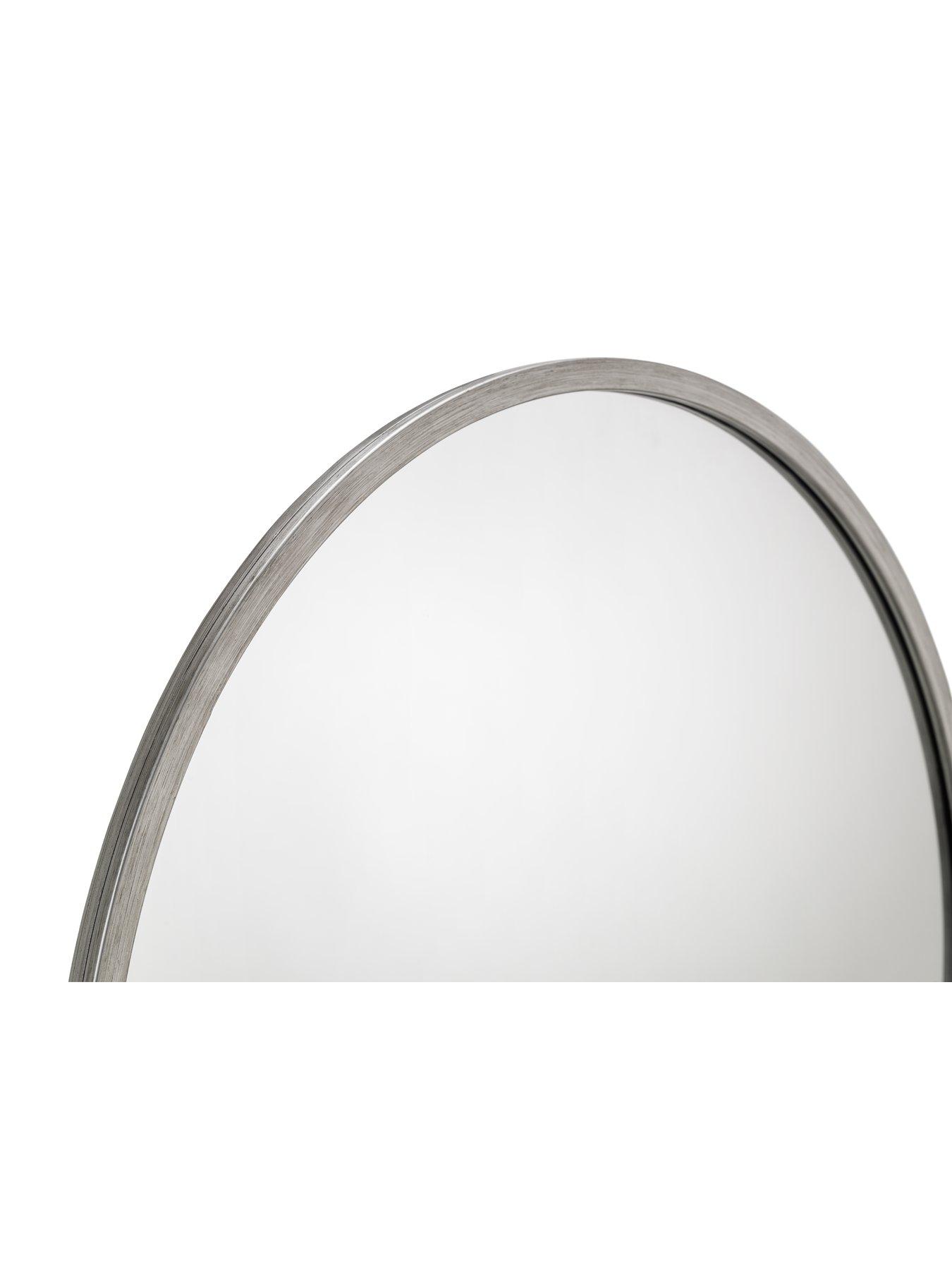 Image 3 of 3 of Julian Bowen Octave Round Mirror in Pewter&nbsp;