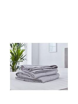 Product photograph of Martex Weighted Blanket- 4 5kg - Grey from very.co.uk