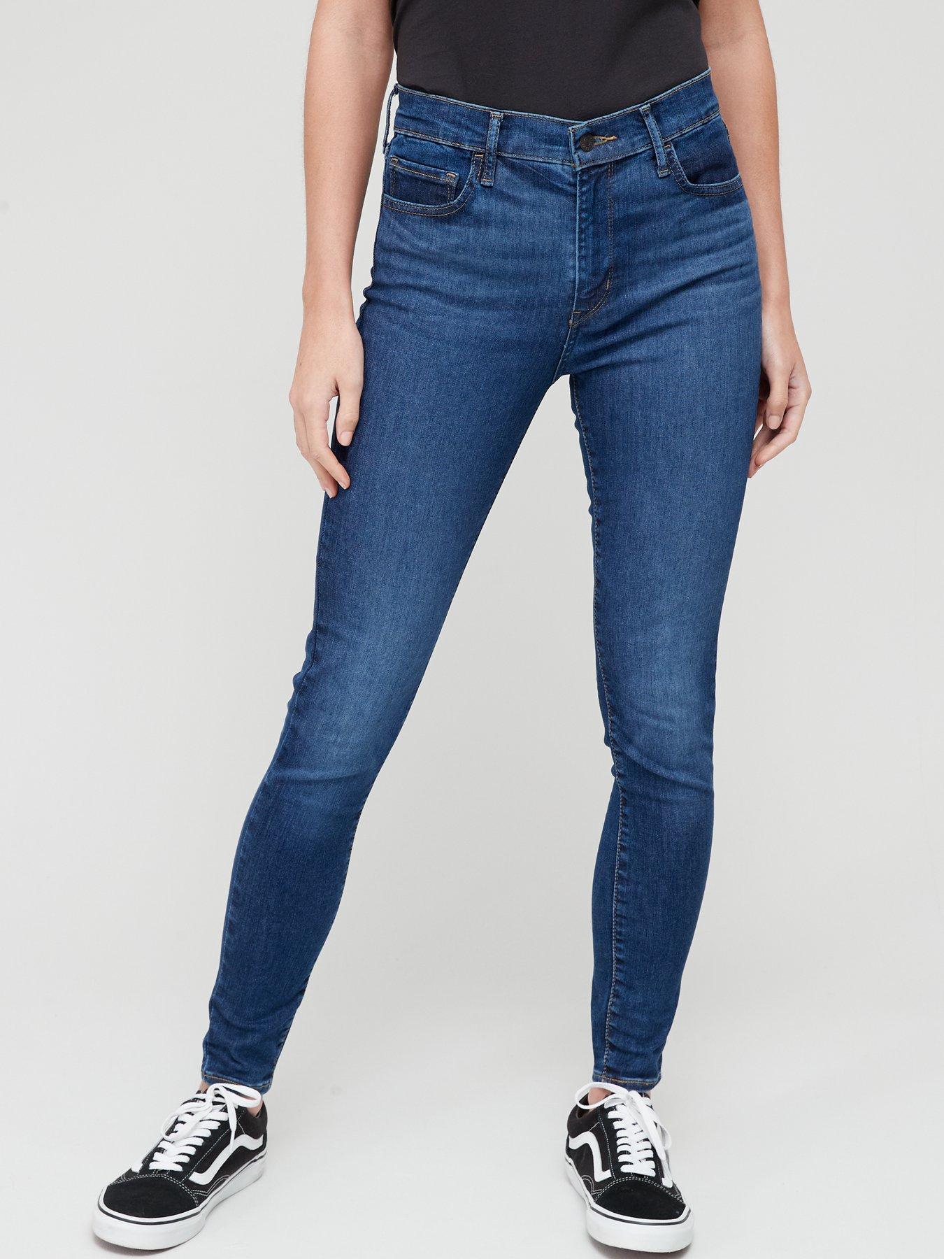 720 High Rise Super Skinny Leopard Print Women's Jeans - Multi-color