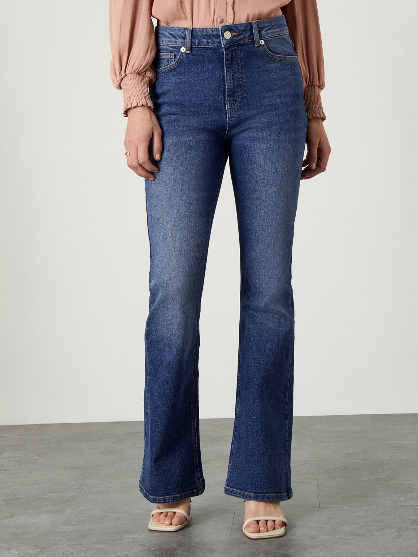 women's stretch flare jeans