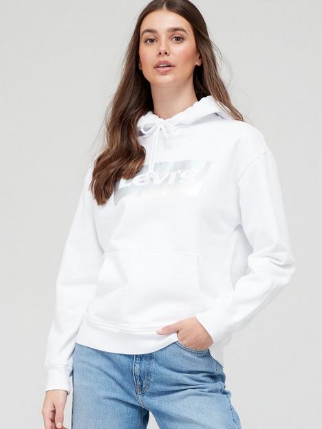 levis-iridescent-batwing-logo-standard-hoodie-100-cotton-white