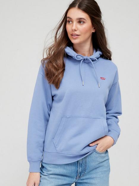 levis-100-cottonnbspchest-logo-standard-hoodie-blue