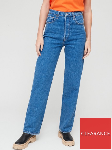 levis-ribcage-high-rise-straight-leg-ankle-jean-blue
