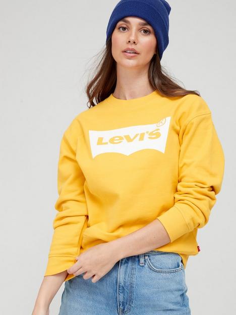 levis-100-cottonnbspbatwing-logo-standard-crew-neck-sweater-gold