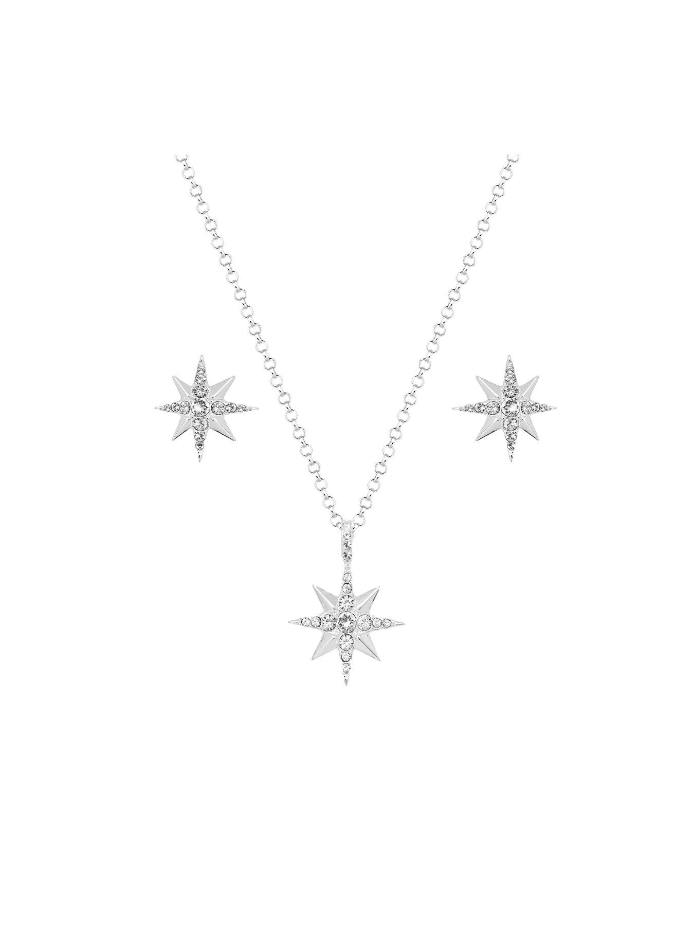 Jewellery & watches Sterling Silver Cubic Zirconia Mystic Star Set