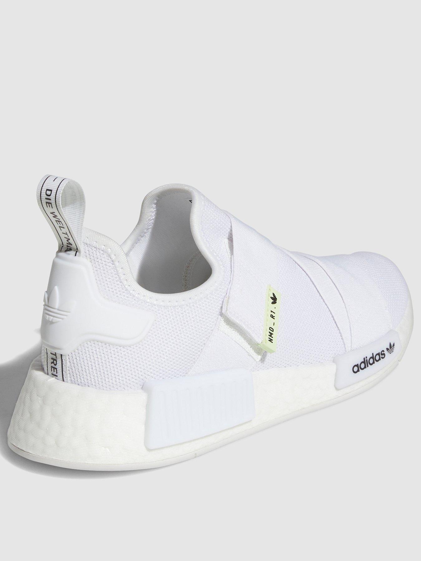 Nmd sale clearance white