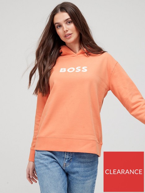 boss-cotton-logo-hoodie-pink