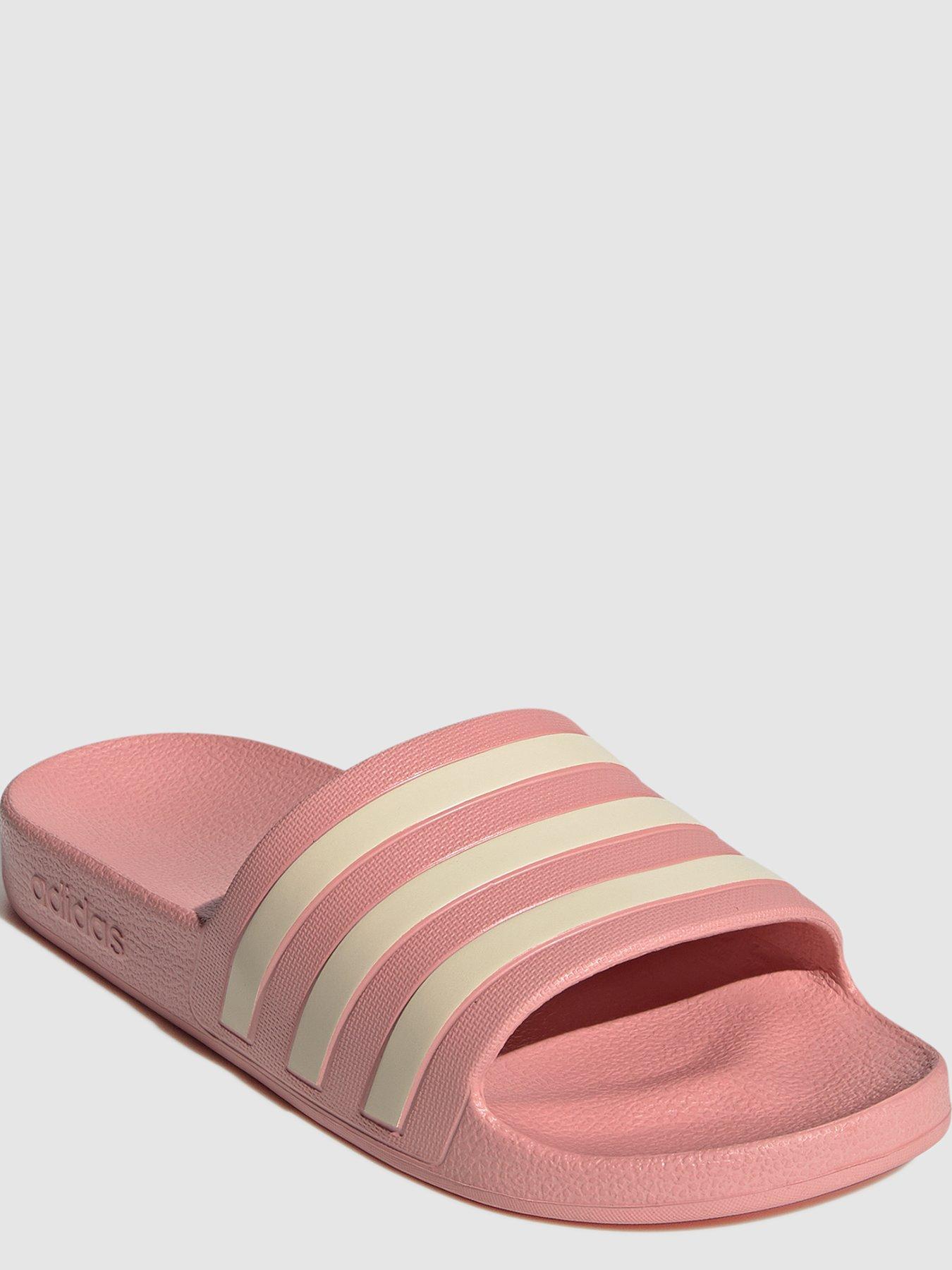 Adidas pool slides online women's