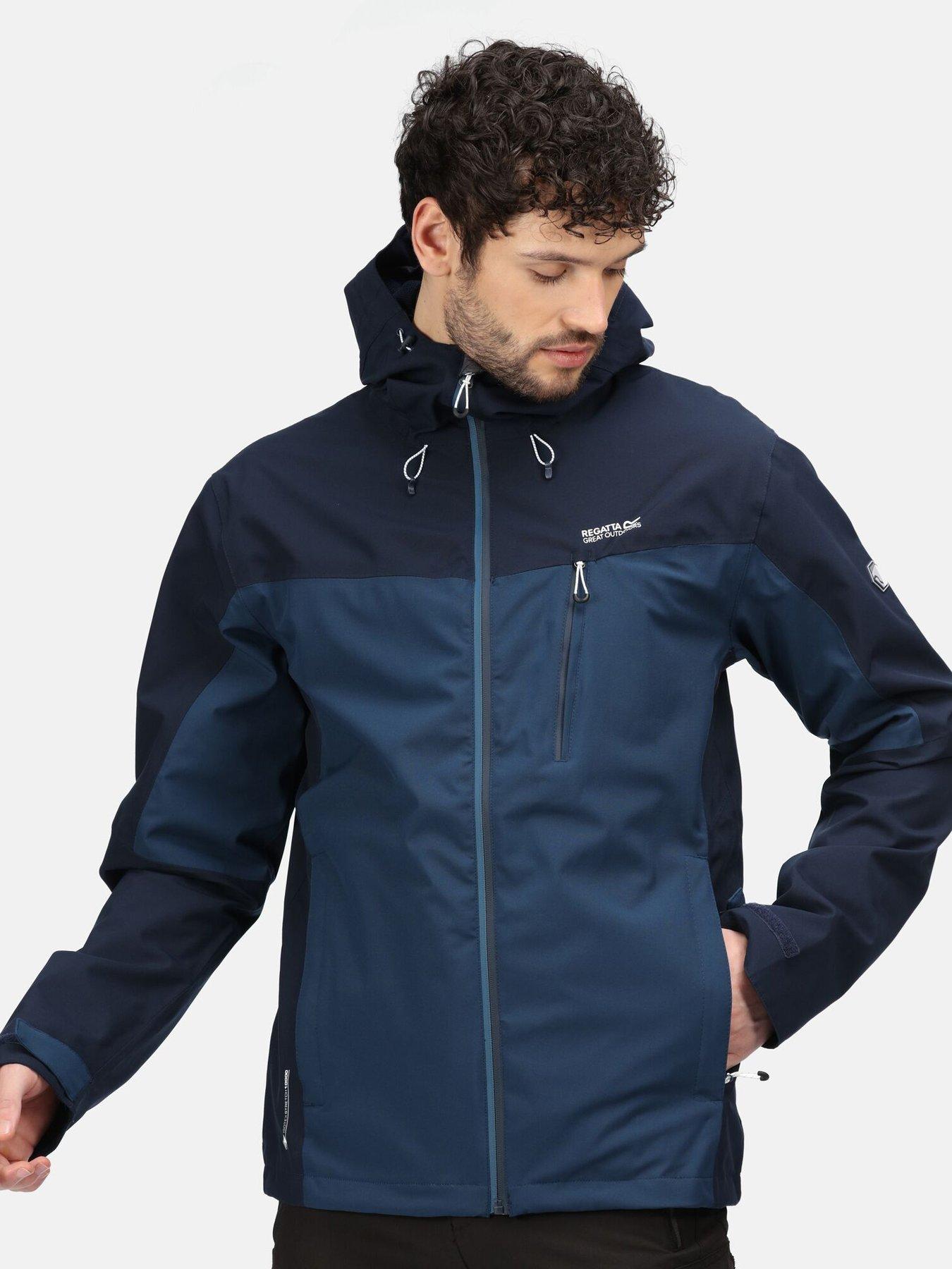 Regatta blue cheap waterproof jacket