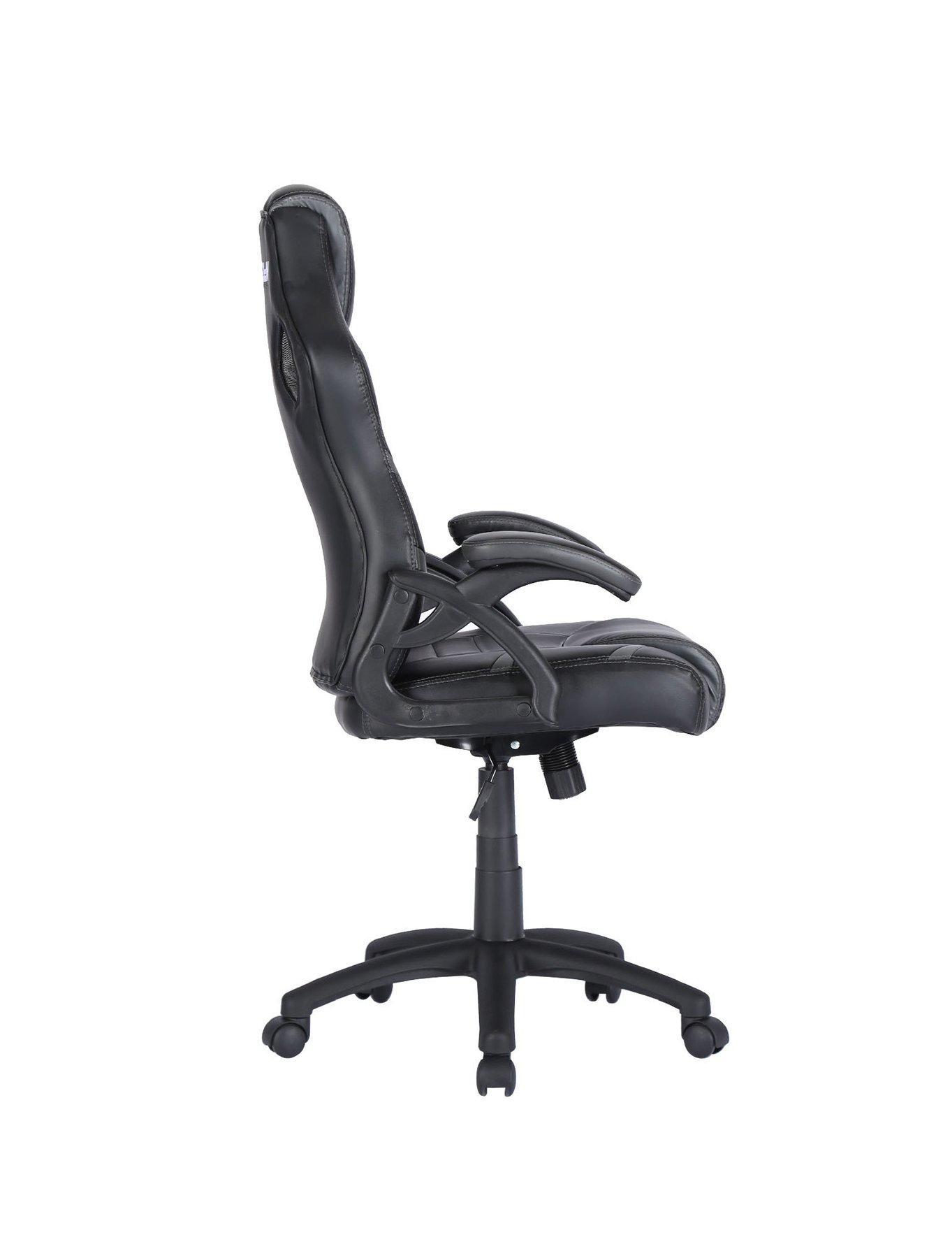 Image 3 of 5 of BraZen Puma PC Gaming&nbsp;Chair&nbsp;-&nbsp;Black and Grey