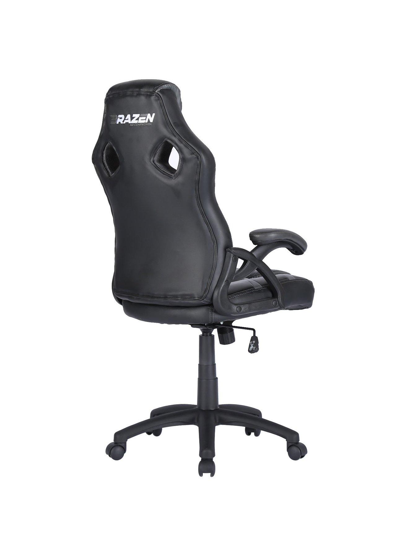 Image 4 of 5 of BraZen Puma PC Gaming&nbsp;Chair&nbsp;-&nbsp;Black and Grey