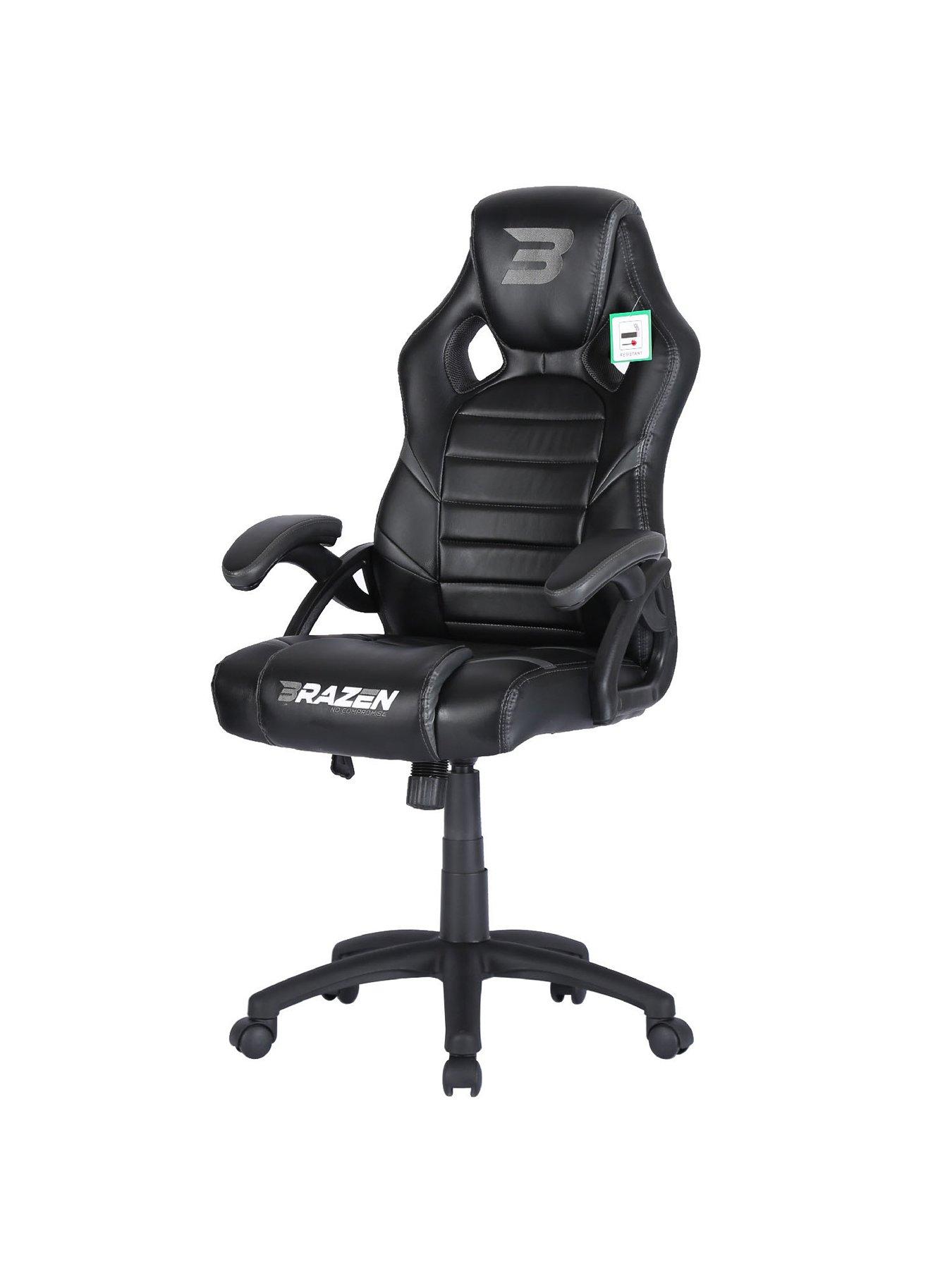 Image 5 of 5 of BraZen Puma PC Gaming&nbsp;Chair&nbsp;-&nbsp;Black and Grey