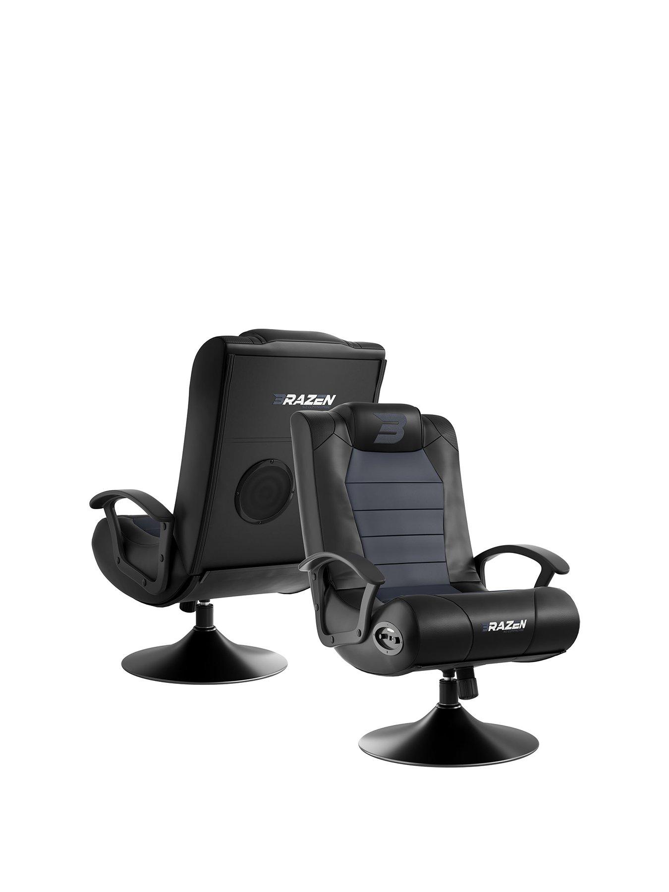 BraZen Pride 2.1 Bluetooth Junior Gaming Chair Black and Grey Very