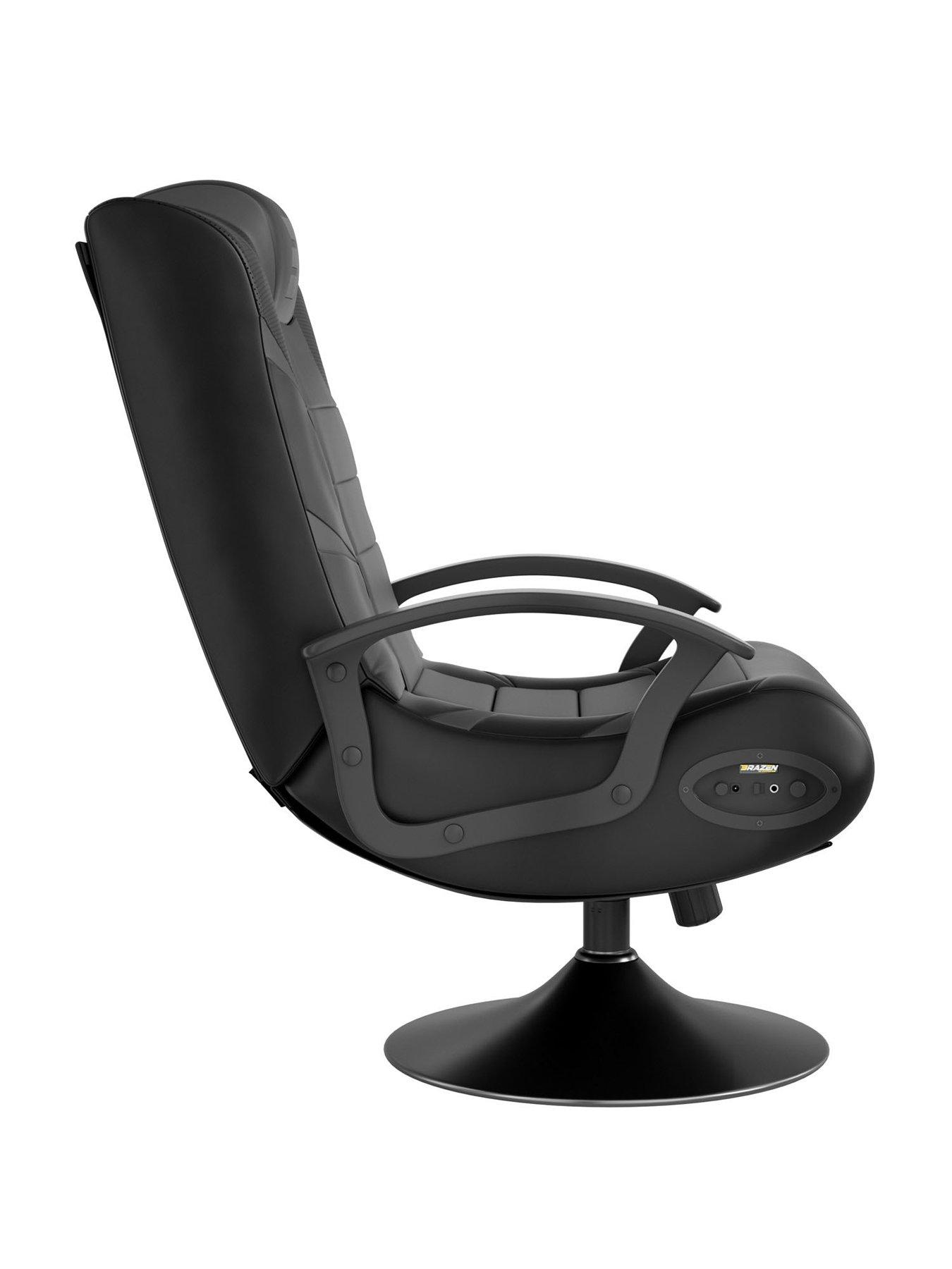 Image 3 of 5 of BraZen Pride&nbsp;2.1 Bluetooth Junior&nbsp;Gaming Chair&nbsp;-&nbsp;Black and Grey