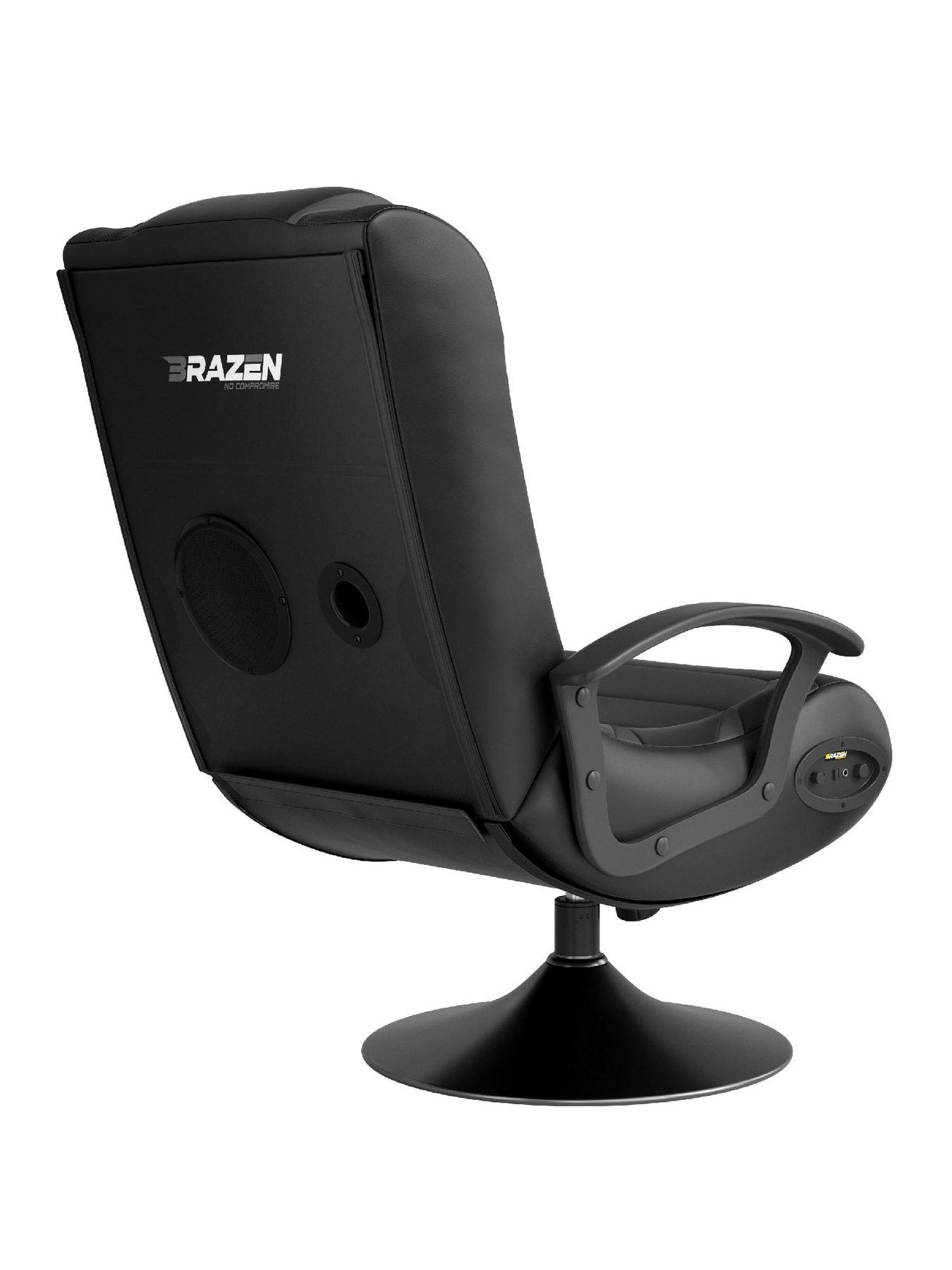 Image 4 of 5 of BraZen Pride&nbsp;2.1 Bluetooth Junior&nbsp;Gaming Chair&nbsp;-&nbsp;Black and Grey