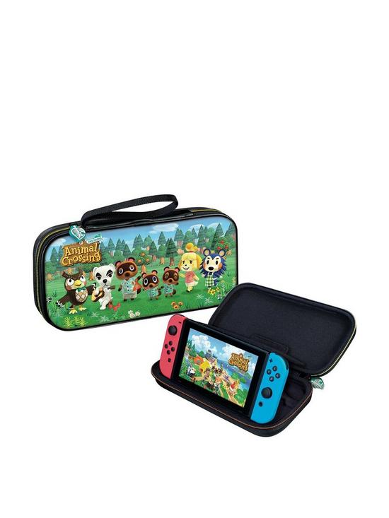 front image of nintendo-switch-animal-crossing-switch-pouch