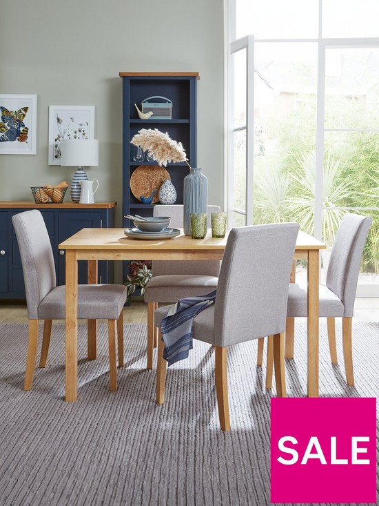 front image of very-home-primo-120-cm-dining-table-4-fabric-chairs