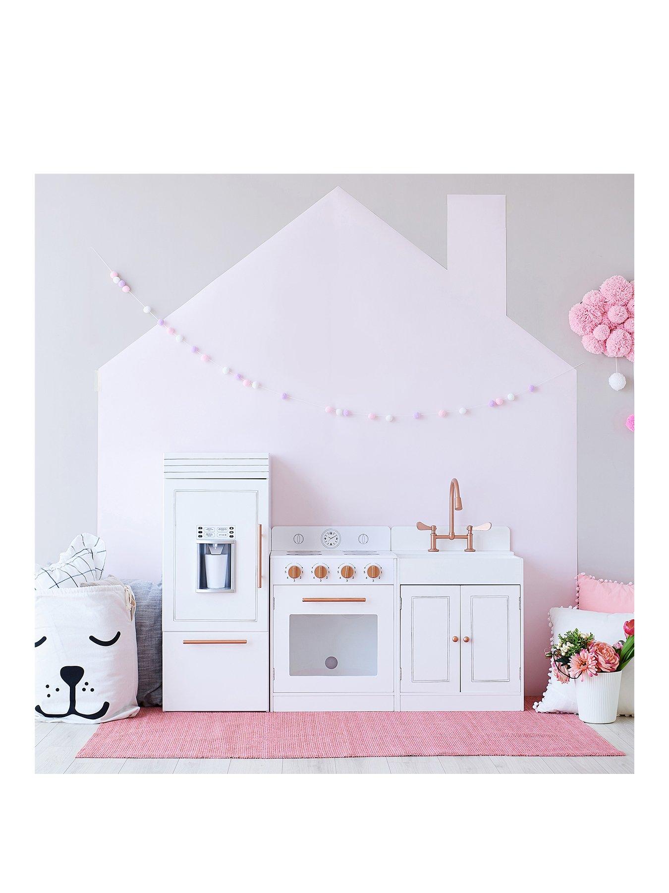 undefined Little Chef Paris Modern Play Kitchen - White / Rose Gold