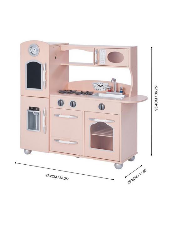 stillFront image of teamson-kids-little-chef-westchester-retro-play-kitchen-pink