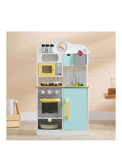 teamson-kids-little-chef-florence-classic-play-kitchen-whitegreen-amp-yellow