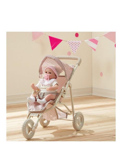 teamson-kids-olivias-little-world-polka-dots-princess-baby-doll-jogging-stroller-pink-grey