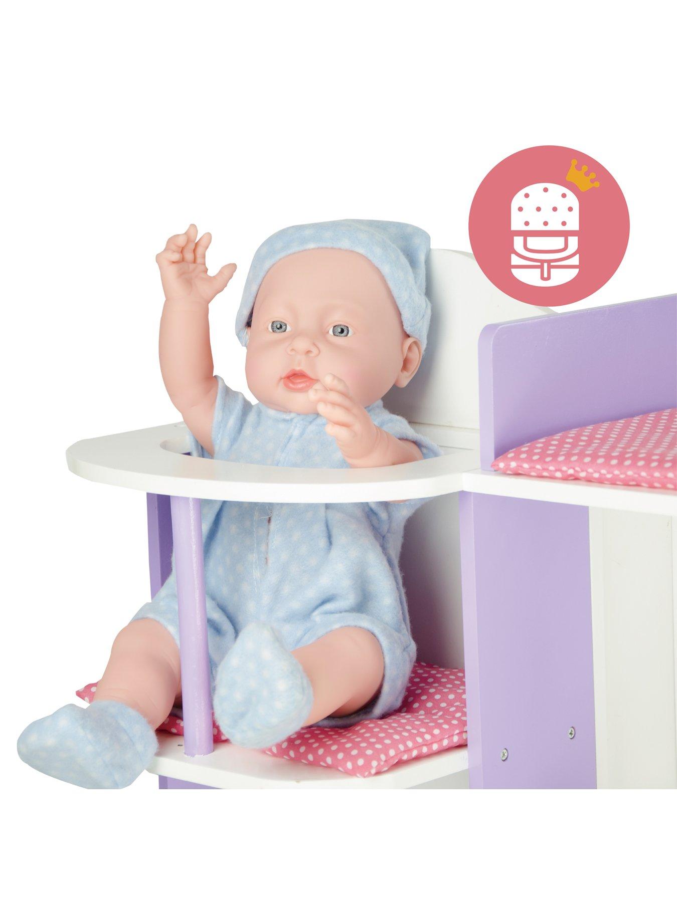 Teamson Kids Olivia s Little World Little Princess Baby Doll Changing Station with Storage Very