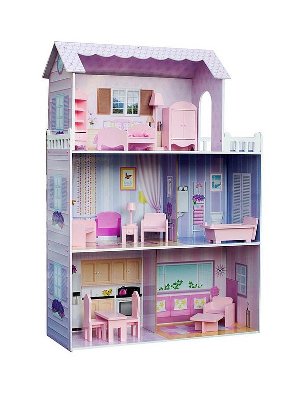 Image 1 of 7 of Teamson Kids Olivia's Little World - Dreamland Tiffany&nbsp;Doll House (Pink)