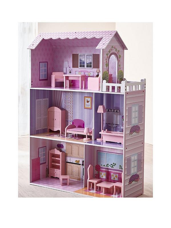 Image 2 of 7 of Teamson Kids Olivia's Little World - Dreamland Tiffany&nbsp;Doll House (Pink)