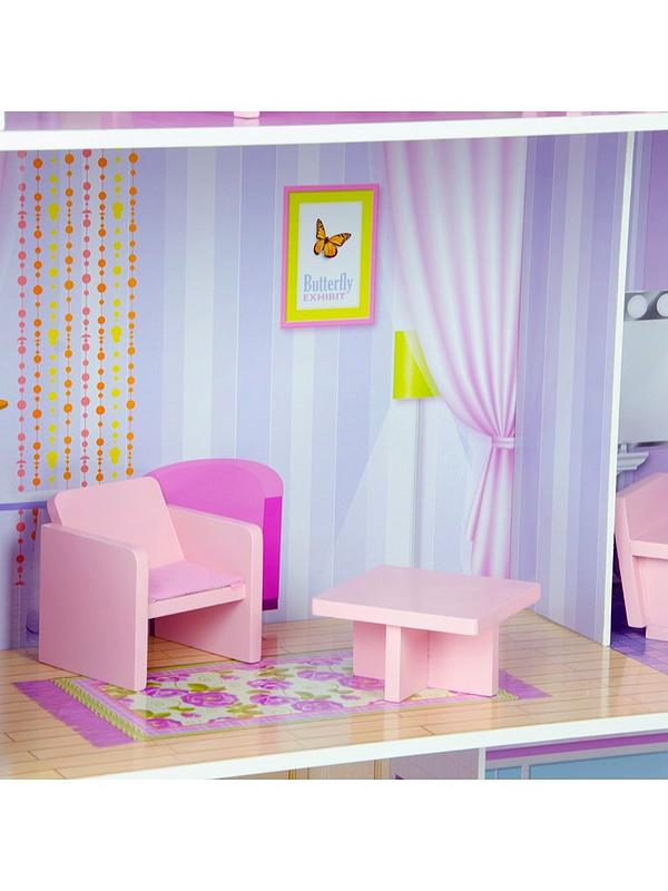 Image 5 of 7 of Teamson Kids Olivia's Little World - Dreamland Tiffany&nbsp;Doll House (Pink)