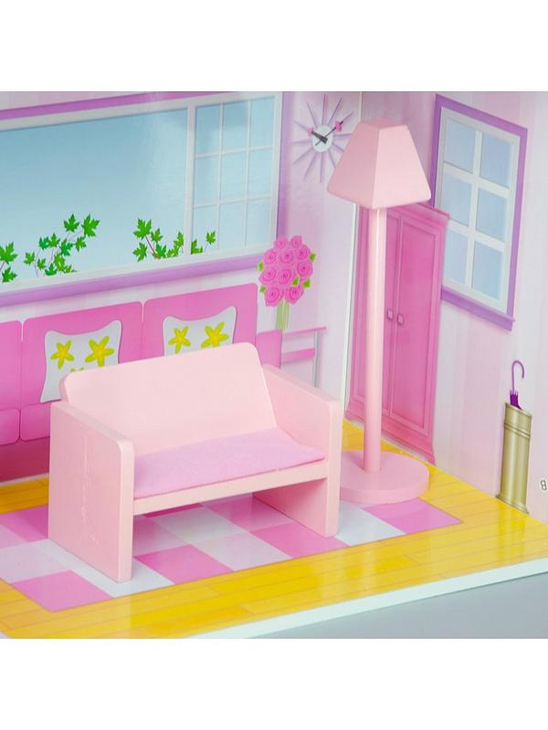 Image 6 of 7 of Teamson Kids Olivia's Little World - Dreamland Tiffany&nbsp;Doll House (Pink)