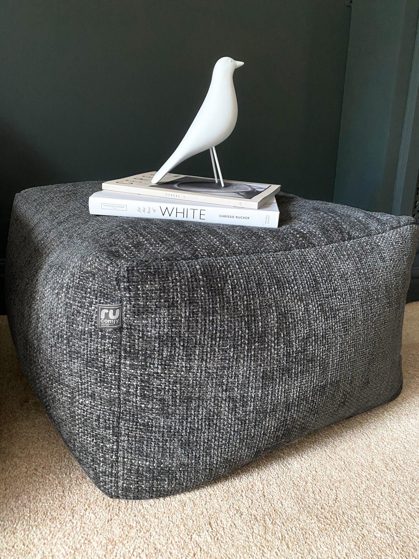 Product photograph of Rucomfy Weave Ottoman from very.co.uk