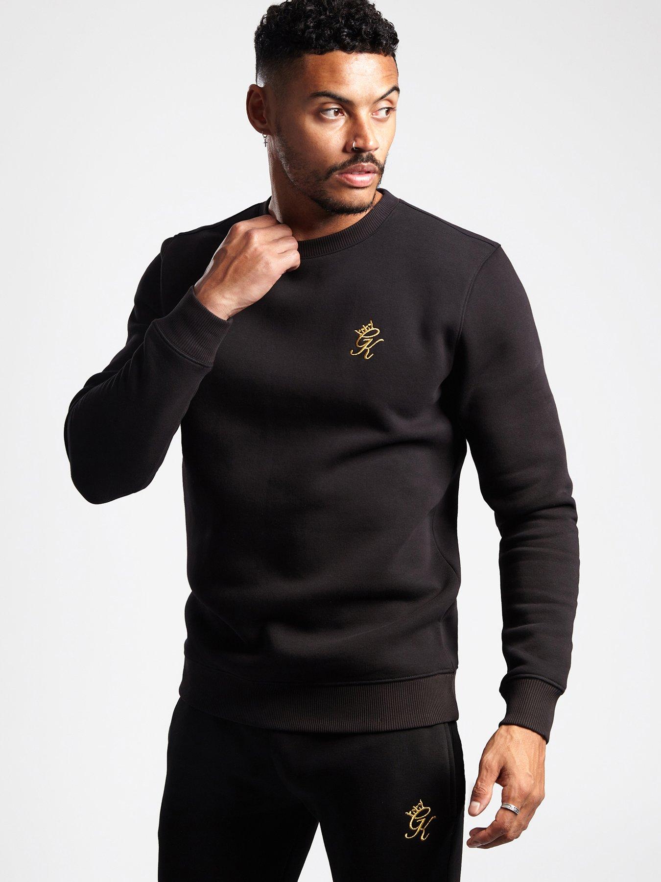gym king black hoodie