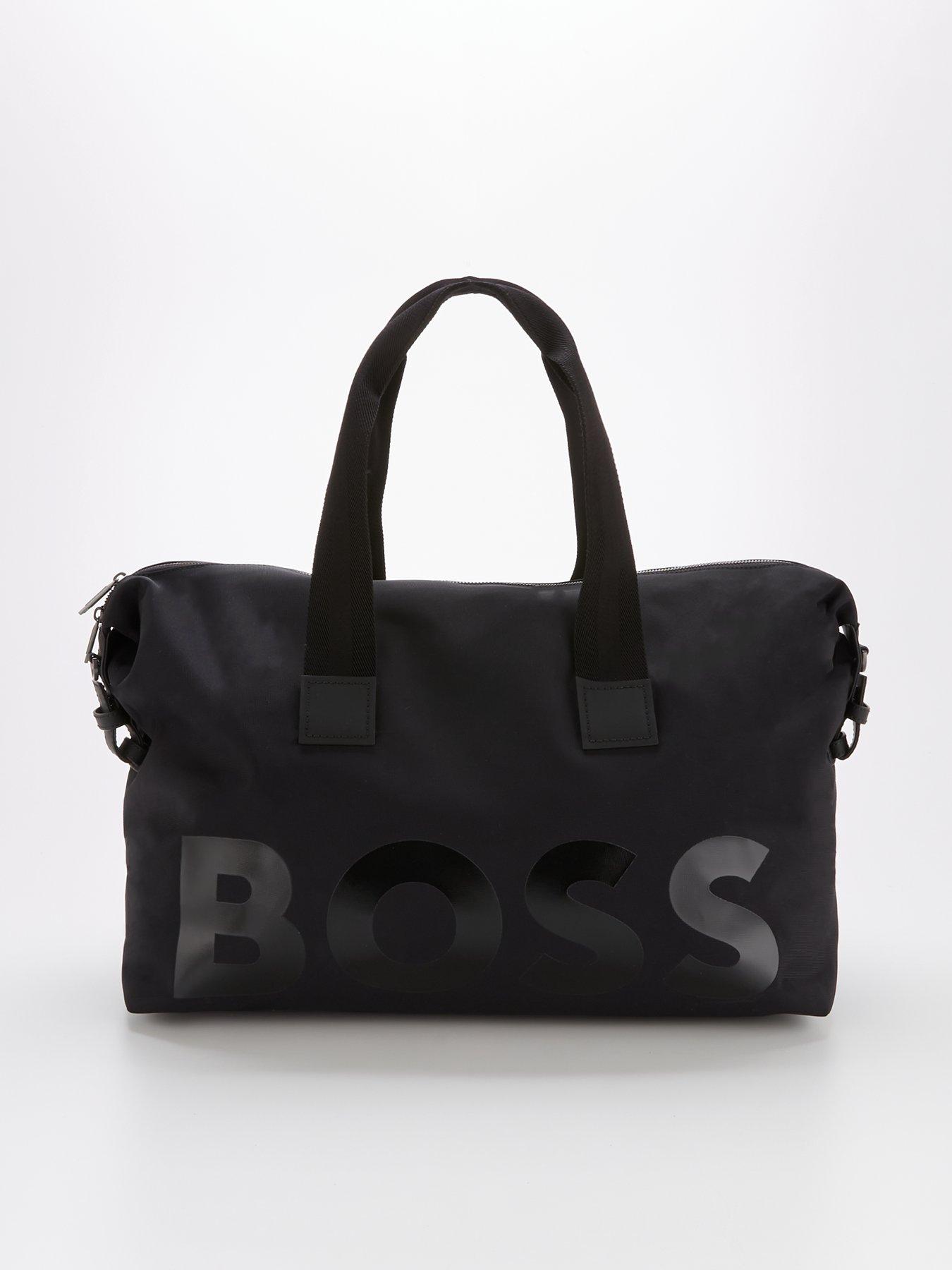 Men Catch Logo Holdall Bag - Black