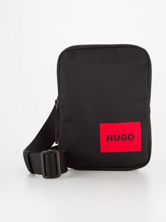 HUGO Ethon Red Patch Logo Cross Body Bag | very.co.uk