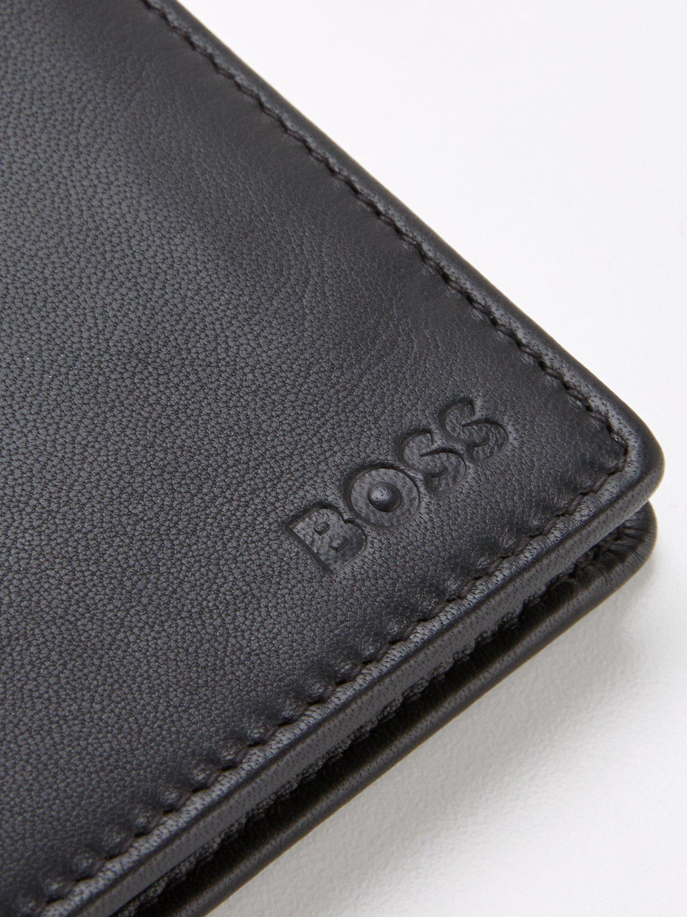 BOSS Asolo Leather Wallet With Coin Pocket Black very