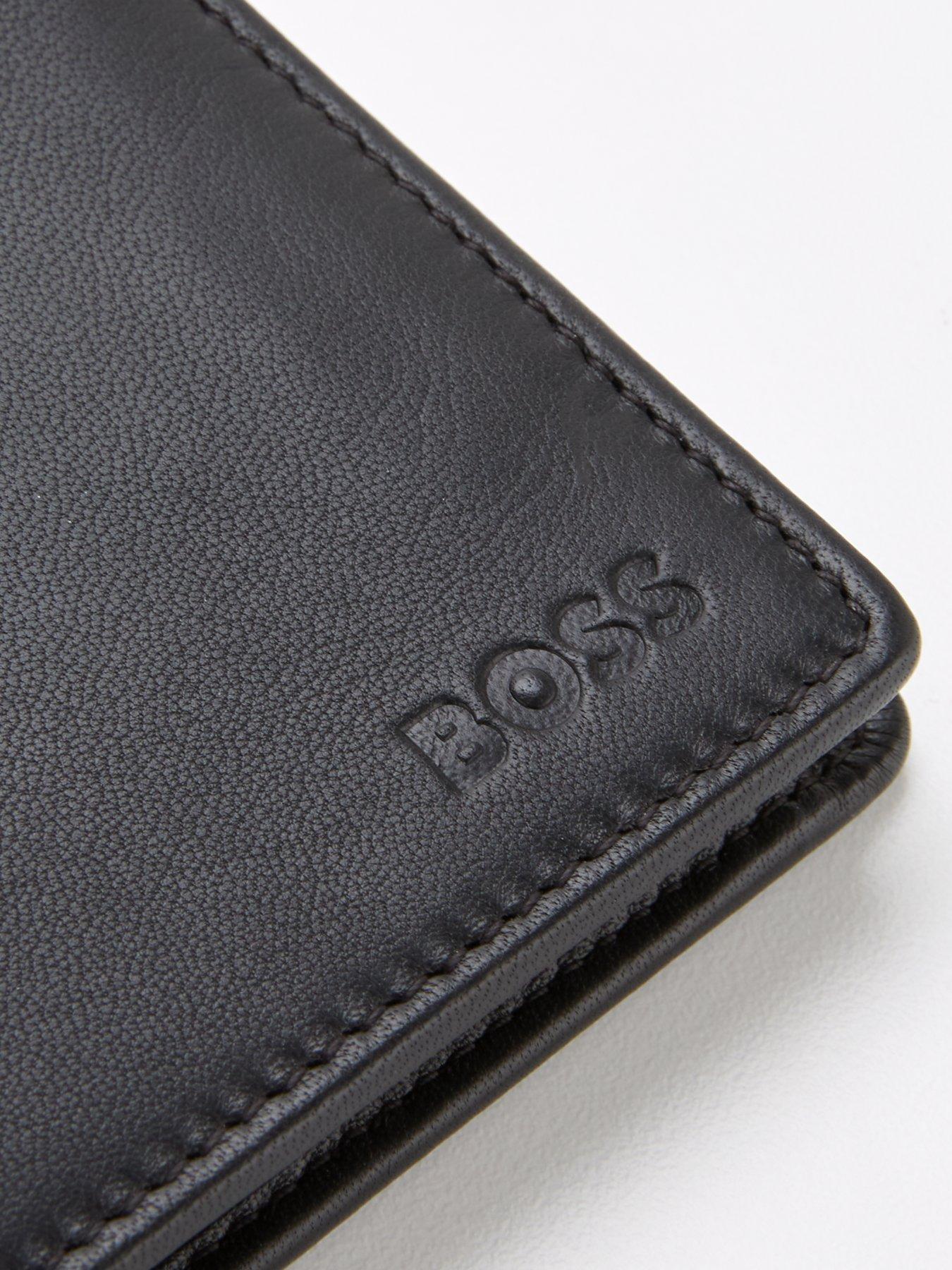 BOSS Asolo Leather Wallet With Coin Pocket - Black | Very
