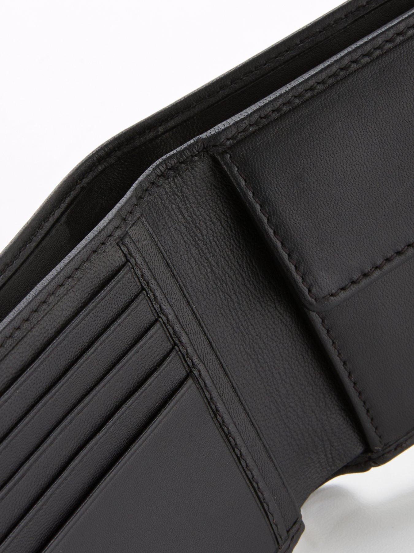 BOSS Asolo Leather Wallet With Coin Pocket - Black | Very