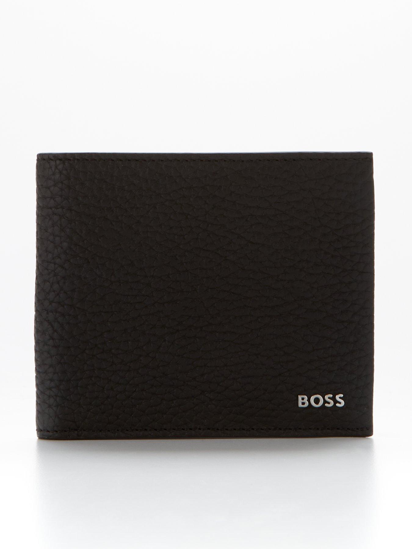 BOSS Asolo Leather Wallet With Coin Pocket Black very