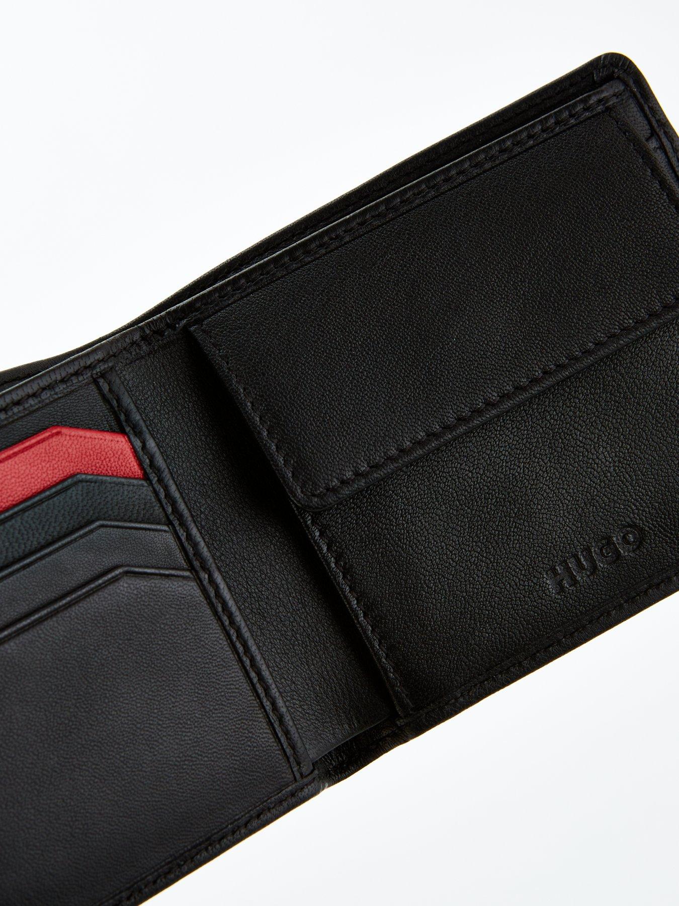 Image 4 of 4 of HUGO Subway Leather Wallet - Black