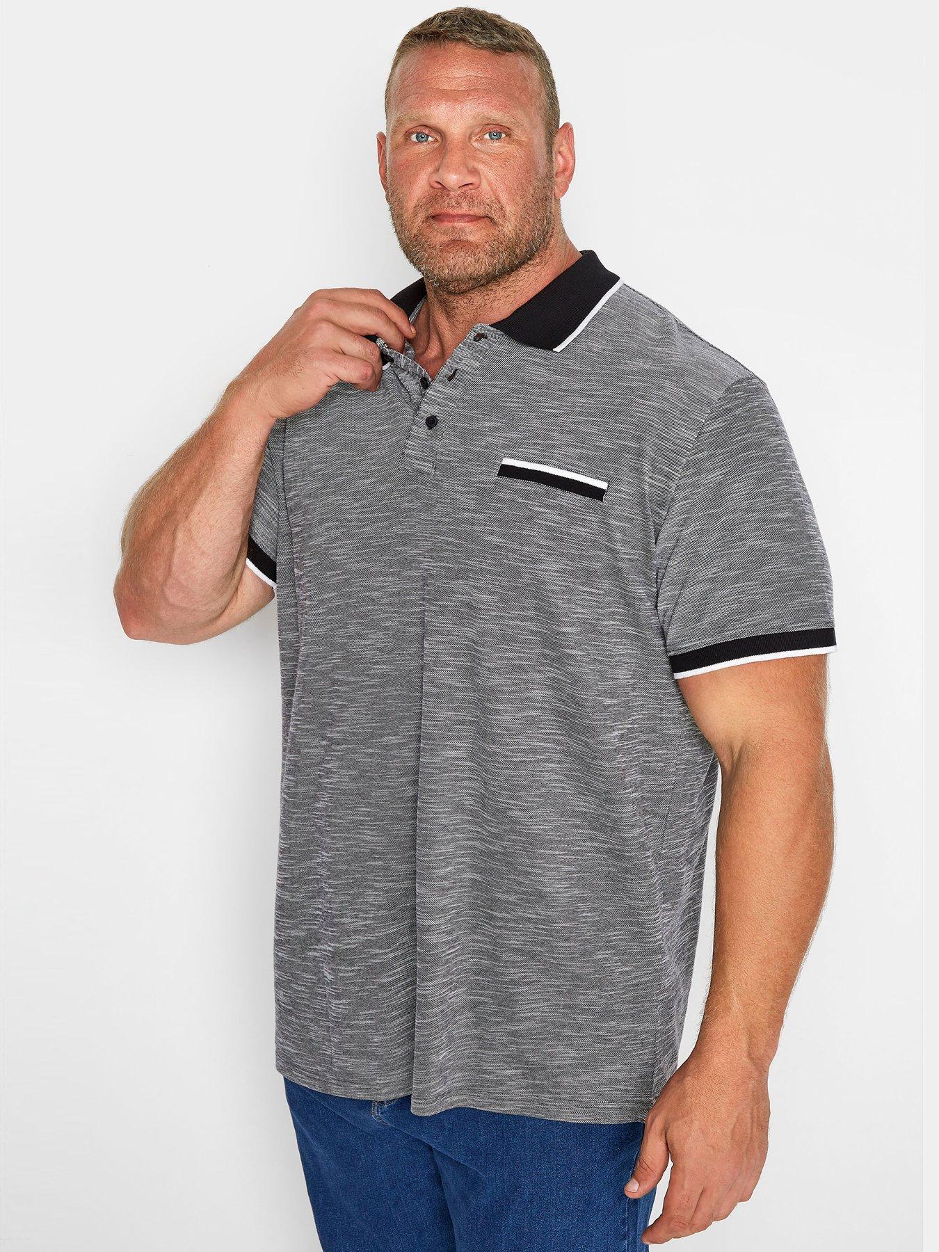 big and tall men's polo shirts with pocket