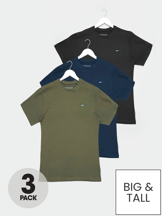 front image of badrhino-3-pack-t-shirts