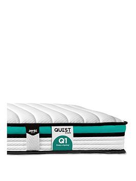 Product photograph of Jaybe Quest Q1 Endless Comfort Deep E-spring Single Mattress from very.co.uk