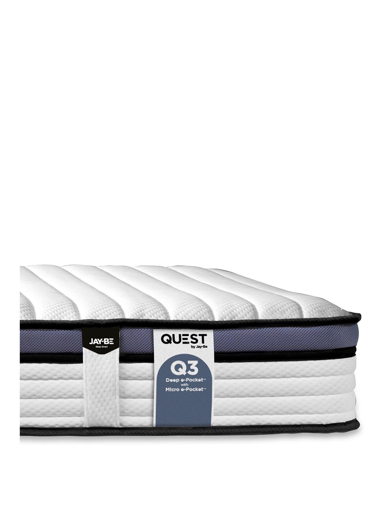 Jaybe Quest Q3 Epic Comfort Deep E-Pocket  &  Micro E-Pocket Single Mattress