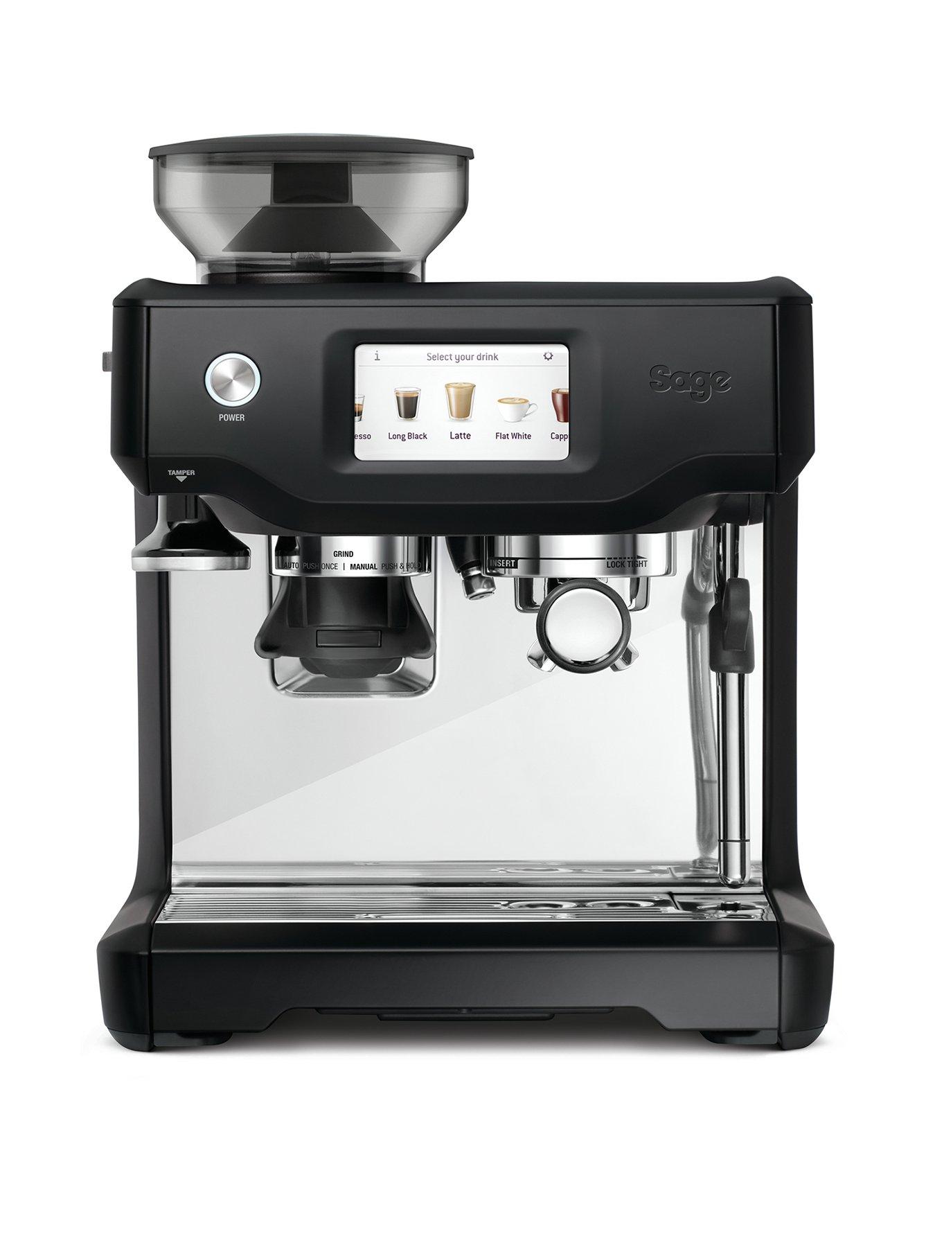 Product photograph of Sage Barista Touch Black Truffle Espresso Machine from very.co.uk