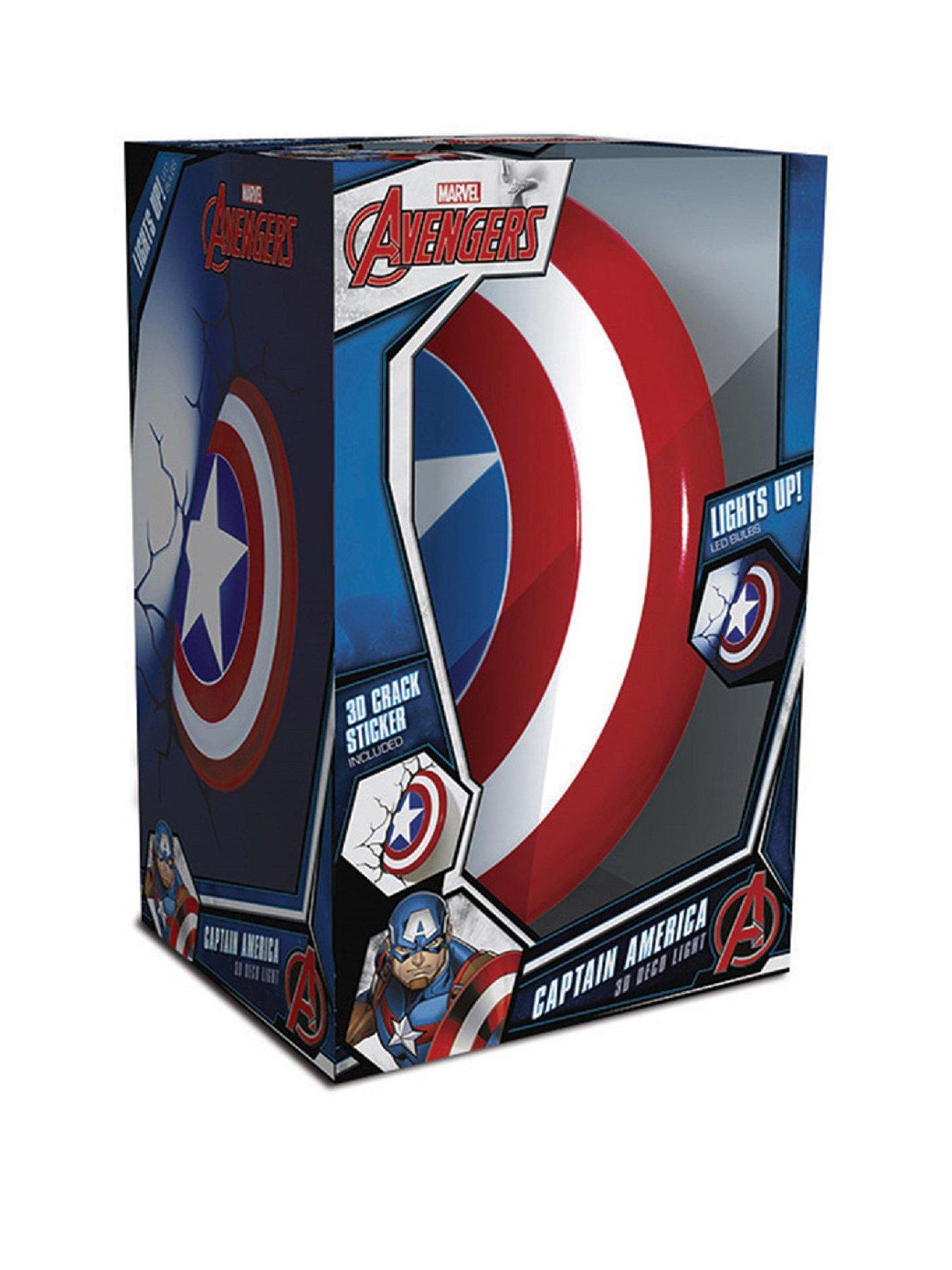 Product photograph of Marvel 3dl - Marvel Captain America Light from very.co.uk