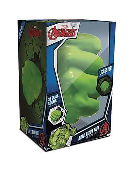 Product photograph of Marvel 3dl - Hulk Fist Light from very.co.uk