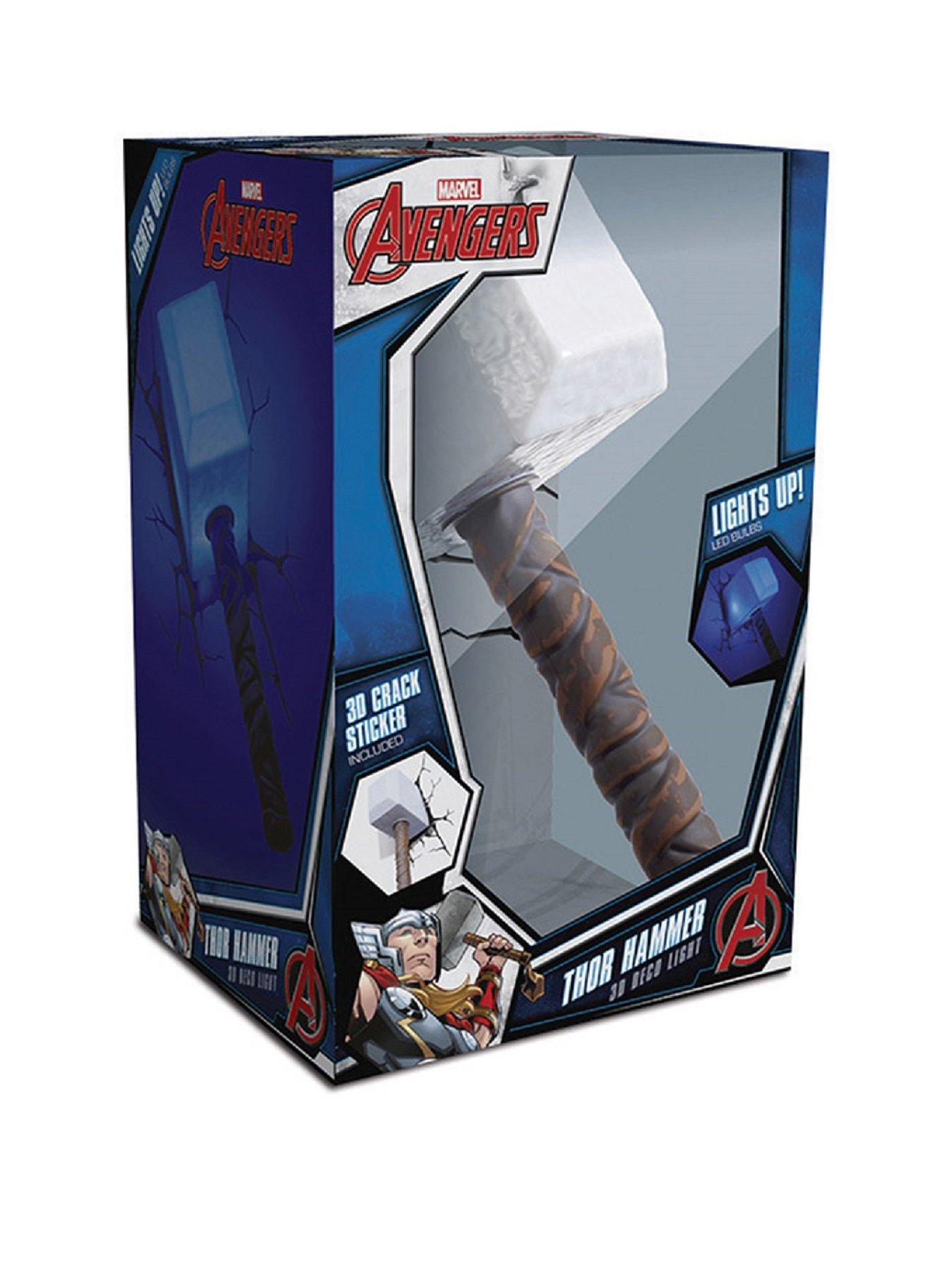 Product photograph of Marvel 3dl - Marvel Thor Hammer Light from very.co.uk