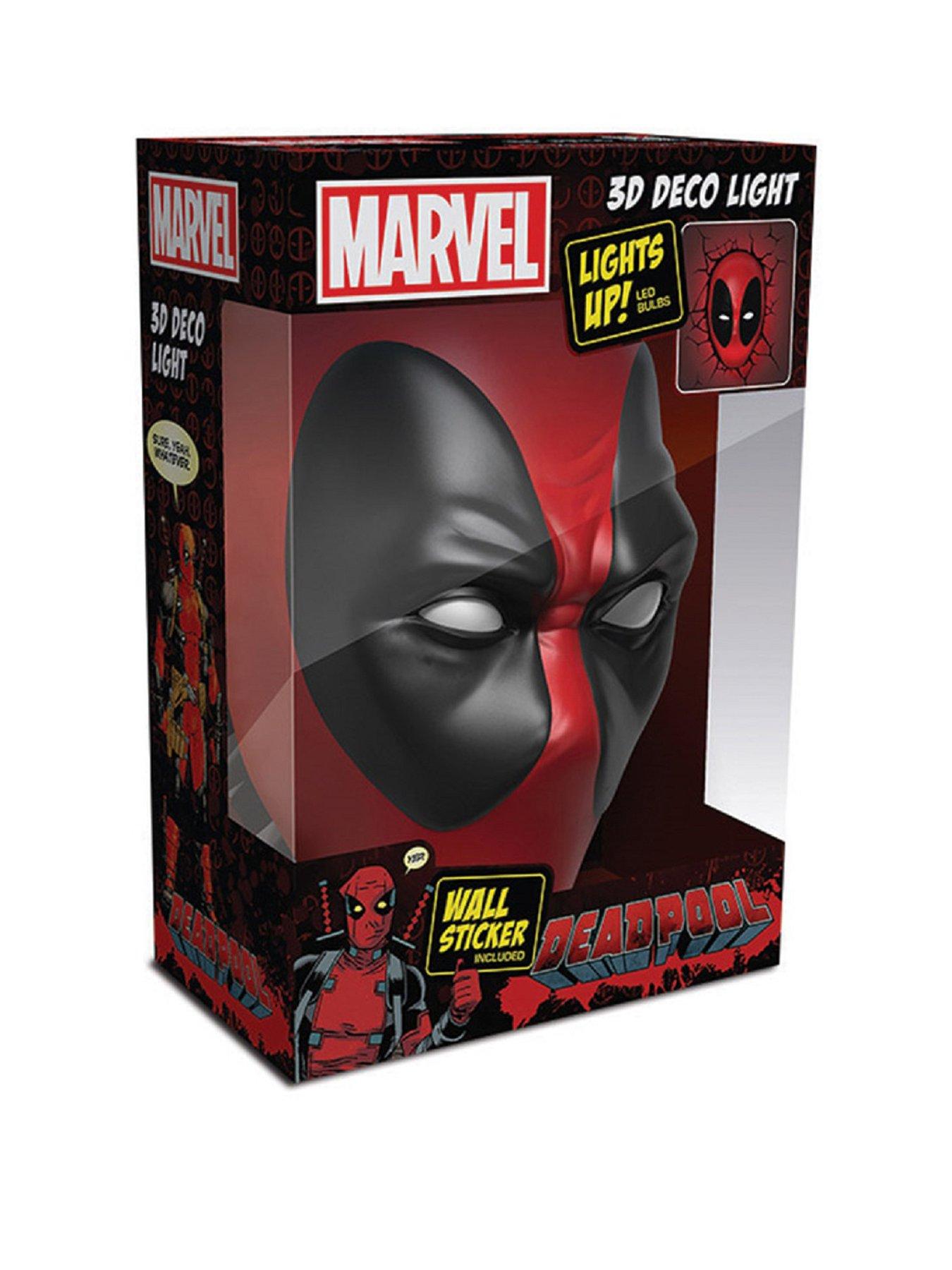 Product photograph of Marvel 3dl - Marvel Deadpool Light from very.co.uk