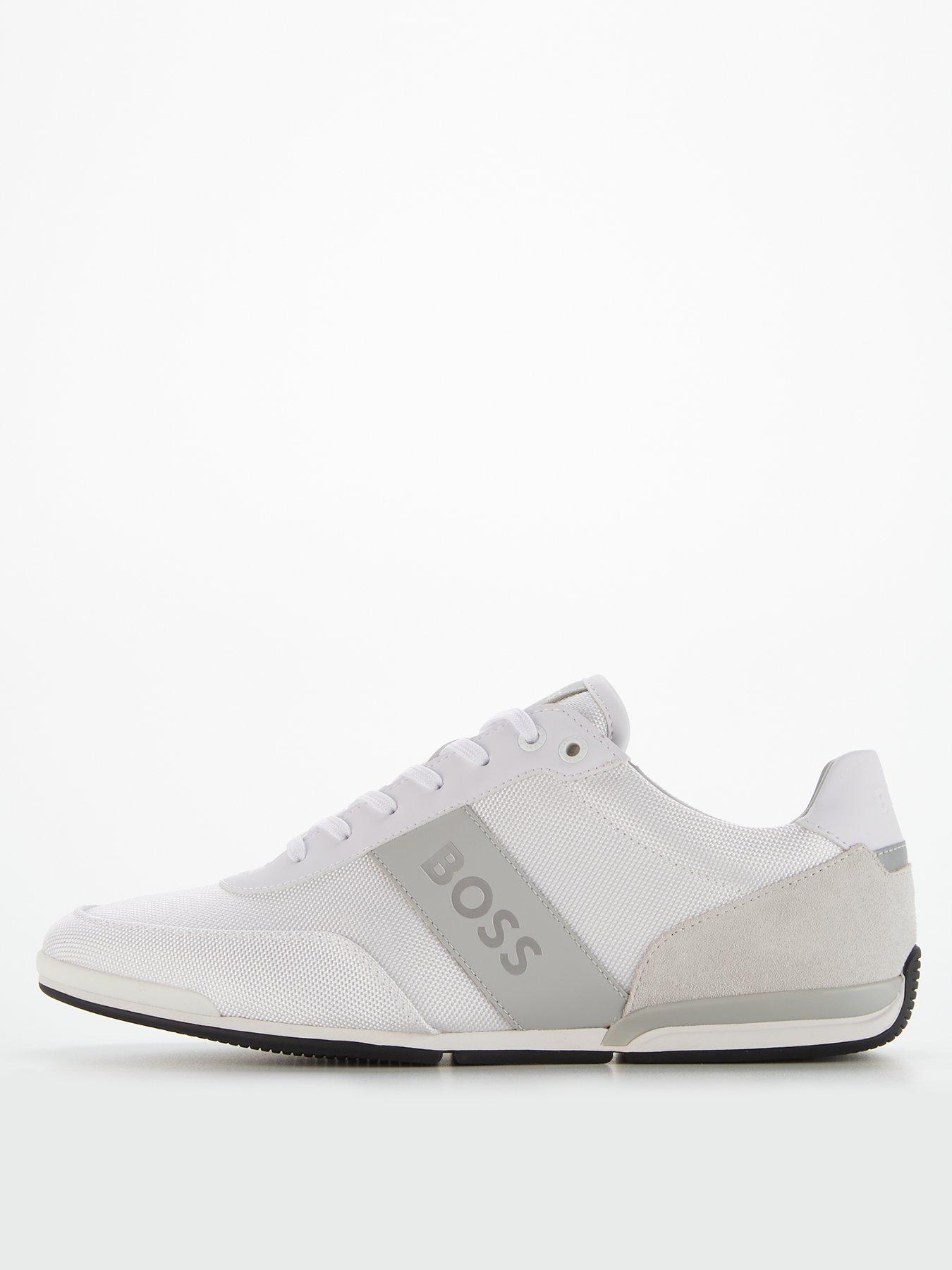 hugo boss mens trainers white